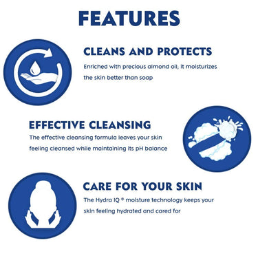 Nivea Men Shower Gel, Active Clean Body Wash, Men, 250ml & Shower Gel, Creme Soft Body Wash, Women, 250ml